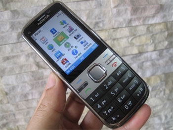 Nokia C5 Smartphone (5,6 Cm Display, Bluetooth, 3,2 Megapixel Kamera) Schwarz