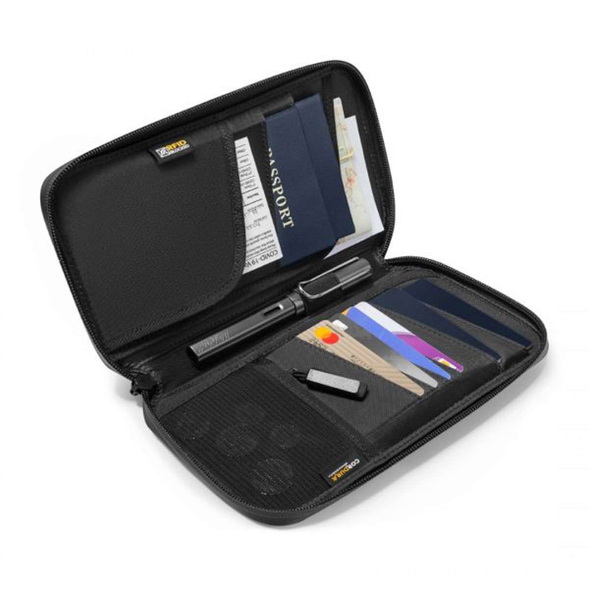 Túi đựng Passport du lịch Tomtoc Passport Holder H0113D1 / T03M1G1  (H0113)(PKT54660) | mainguyenrider.com