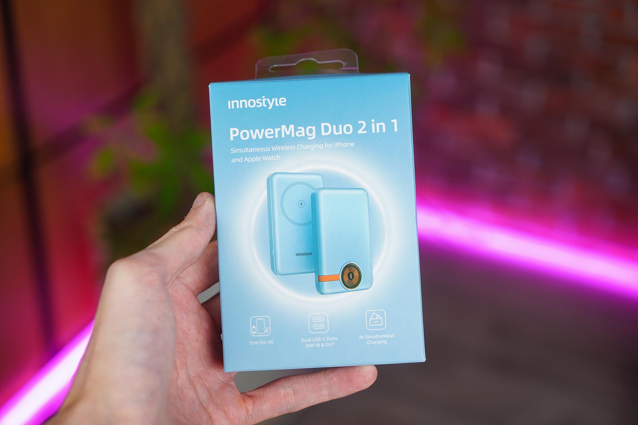 Trên tay pin dự phòng Innostyle MagSafe PowerMag Duo 2-in-1: sạc 4 ...