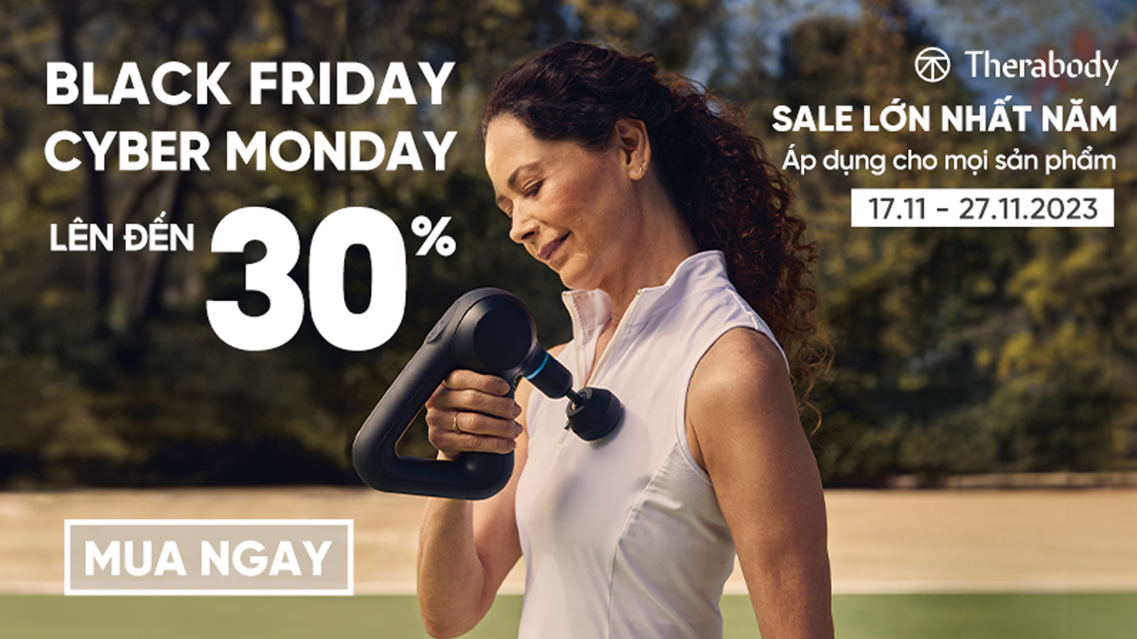 [Black Friday] Giảm giá lớn nhất năm cùng Therabody tại hệ thống Mai